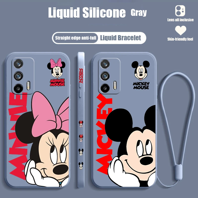 Disney Минни Микки деньги для Realme Q5 GT Neo 5 3T 3 XT X3 C55 C30 C21Y C11 C2 Explorer Master жидкая левая