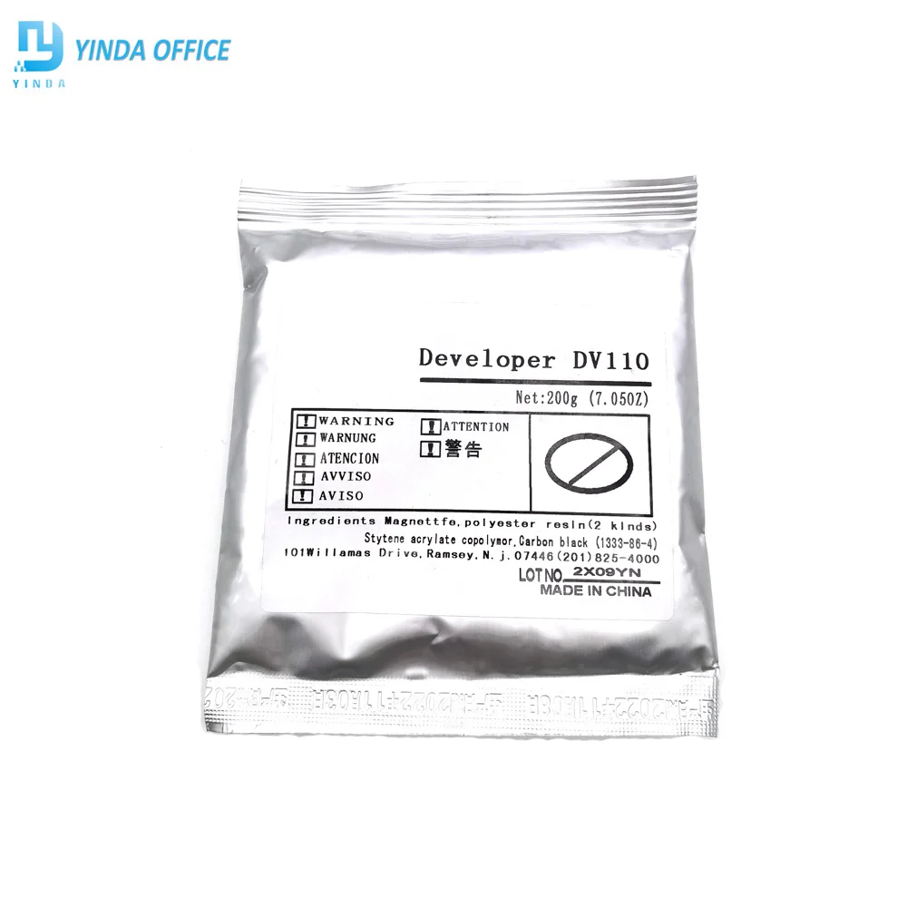 

200g BK High Quality DV110 Developer Powder for Minolta Bizhub 152 183 1611 2011 162 210 163 220 DI181 EP105A