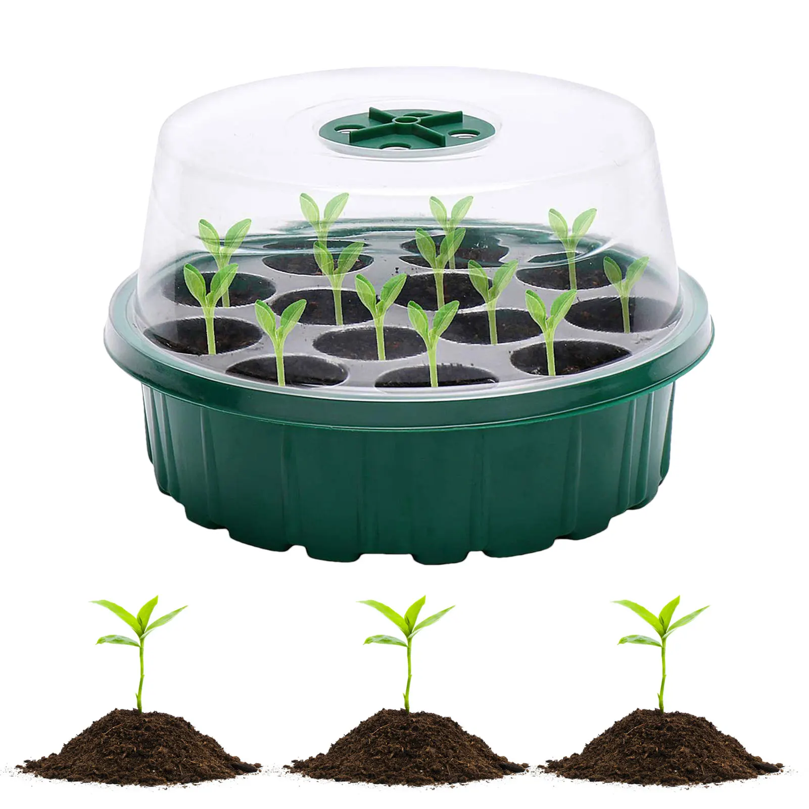 

5 шт., стартовый поднос для выращивания растений, 65 ячеек