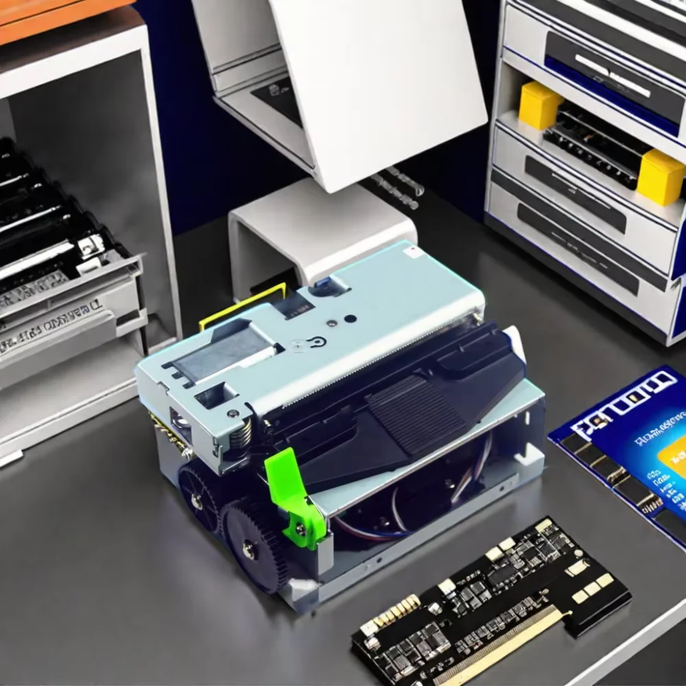 Фото Термопринтер для киосков и торговых автоматов, 80 мм, USB, RS232, Linux, встраиваемый, 3-дюймовый панельный, 24В, для ATV и UTV №1