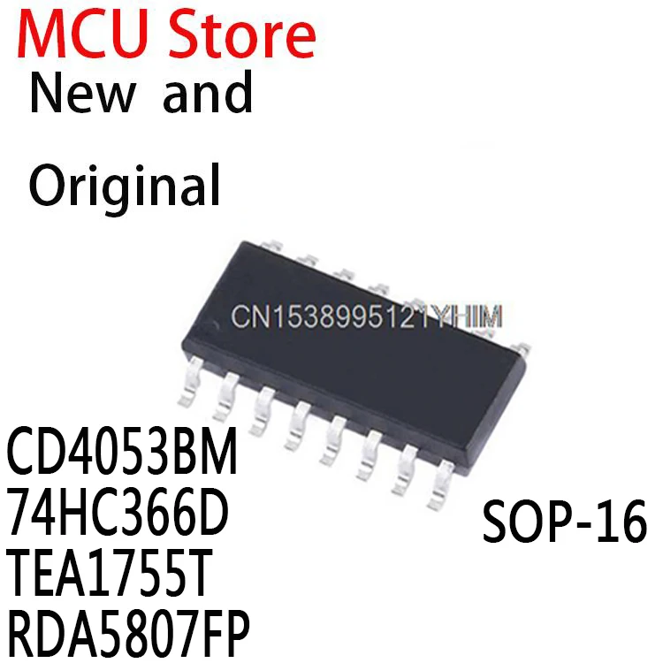 10 шт. SOP16 CD4053BM96 SOP CD4053 SMD HEF4053BT 74HC366 TEA1755 1755T RDA5807 5807FP IC CD4053BM 74HC366D TEA1755T RDA5807FP