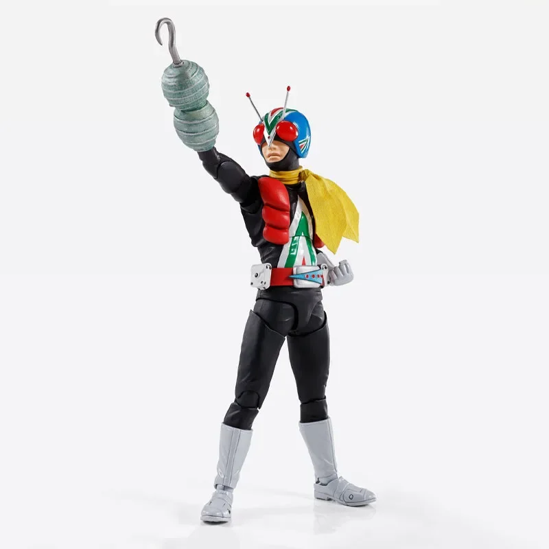 Фото Bandai натуральная фигурка Kamen Rider, модель комплекта, аниме-фигурки SHF Shinkocchou Seihou Riderman, коллекционная модель, экшн-фигурки, игрушки №3