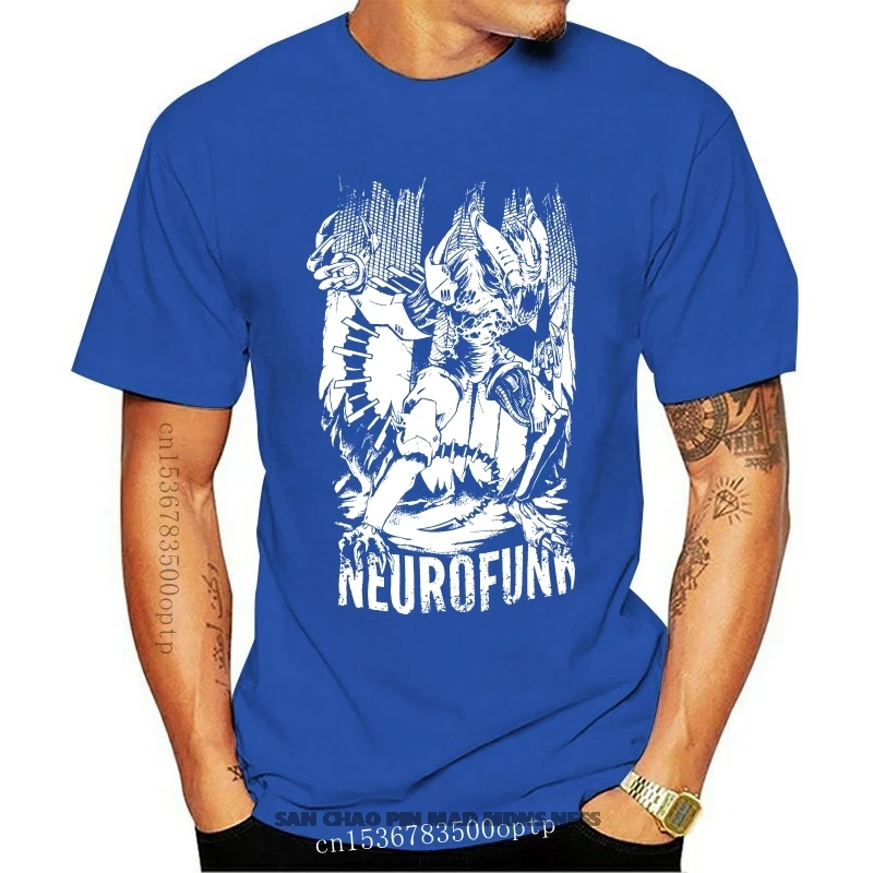 

Neurofunk T Shirt Alien Junglist Jungle Amen 808 Drum and Bass Printed Tee Men Summer Short Sleeves Cotton T-Shirt Fashion