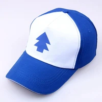 anime gravity falls dipper pines the same hat cosplay anime character accessories baseball cap men shade hip hop cotton hats hot