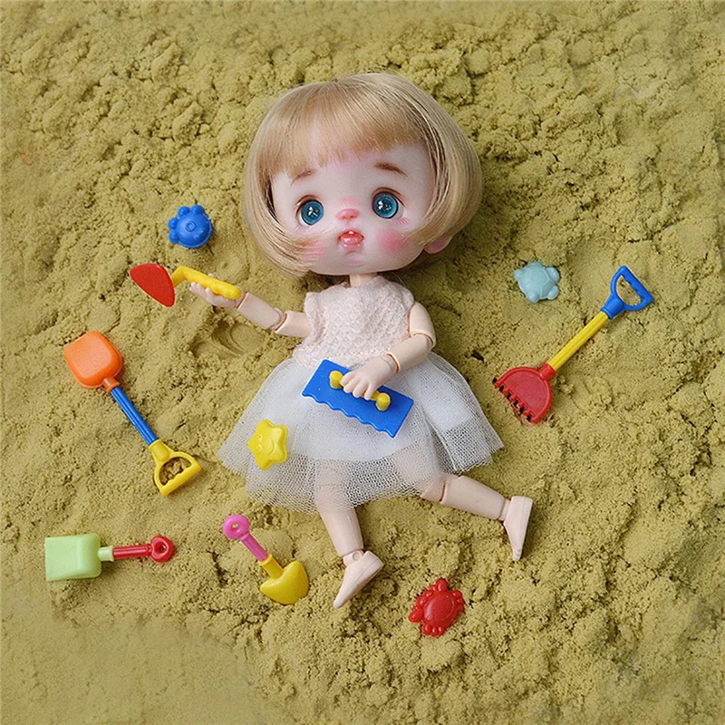 

1/12 миниатюрные пляжные игрушки для кукольного домика, инструмент для рытья песка, украшение для кукольного домика OB11, аксессуары для кукол ...