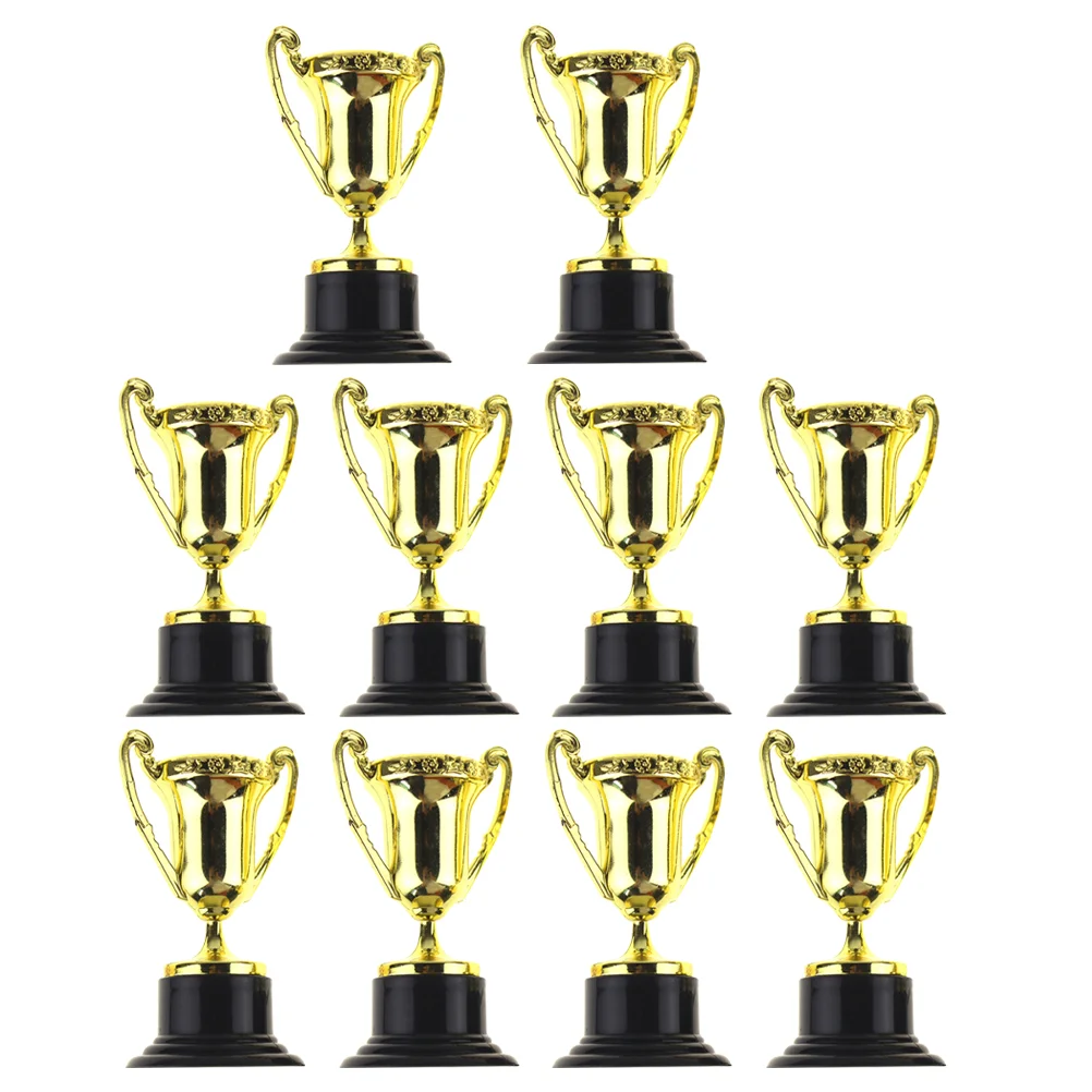

Plastic Mini Trophy Cups Gold Award Trophies Competitions Prizes Classroom Rewards Ceremony Prize Party Favors