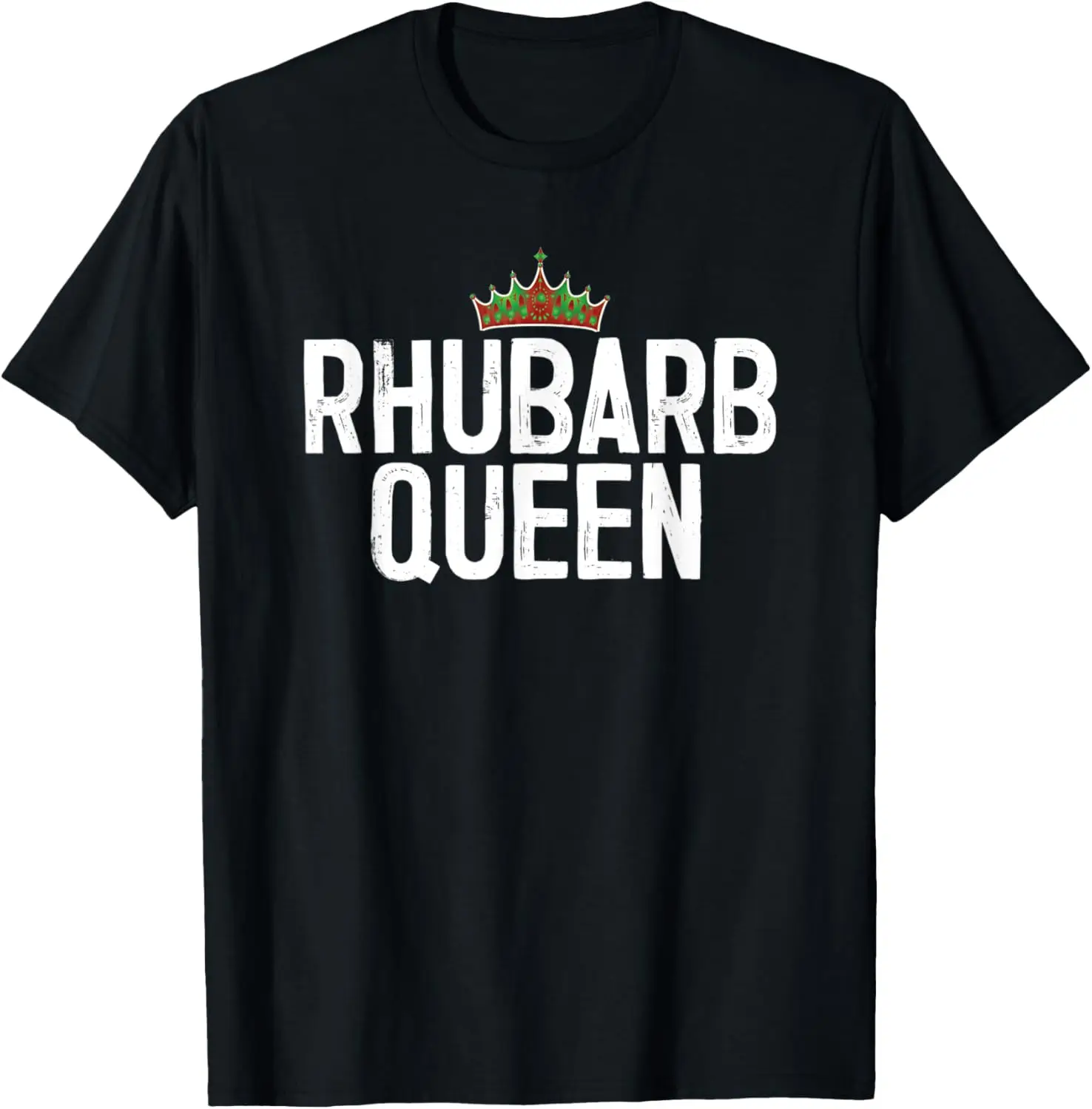 Подарочная футболка с изображением королевы ревеня веганских овощей