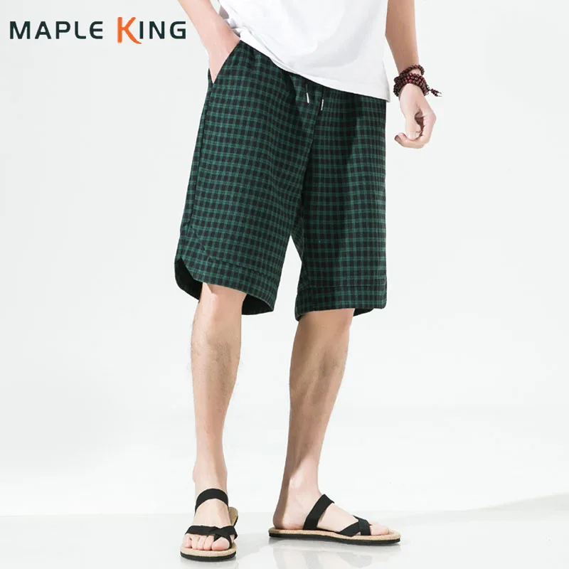 

Шорты мужские спортивные в клетку и полоску, в стиле хип-хоп