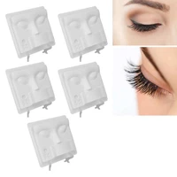 beauty cosmetics eyelash extension kit eyelash extension practice tray 5 holder for eyelash extensions makeup accessories