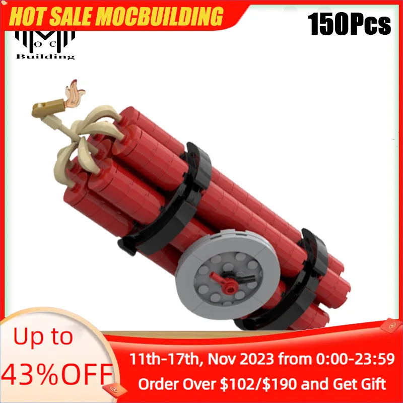 

MOCBUILDING Time Bomb Model Building Block Toys Children Adult Fun Spoof Toys Series Best Birthday Gifts and Whole Person Gifts