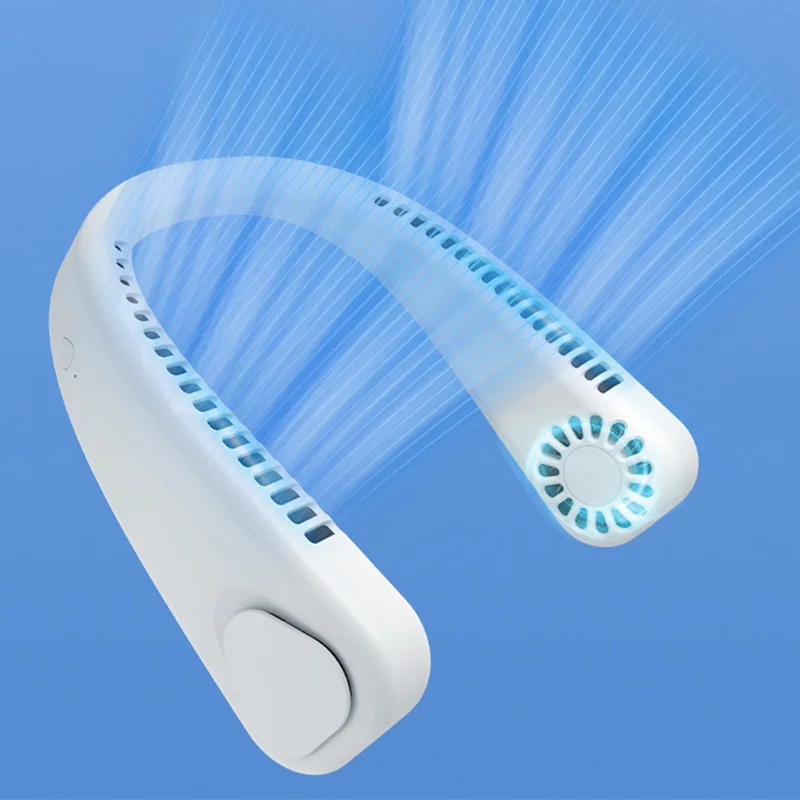 

Starface Hot Selling Mini Cooling Fan Usb Rechargeable Leafless Portable Sports Hanging Neck Fan
