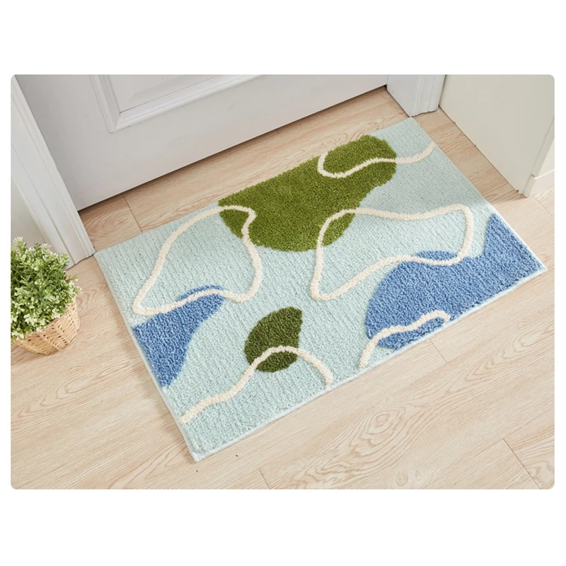 

Нескользящие напольные коврики для ванной комнаты, быстросохнущие впитывающие дверные коврики для входа в туалет и дома, новый стиль