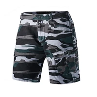 men cargo shorts camouflage beach shorts summer men cotton loose multi pocket military tactical trousers casual sweat shorts