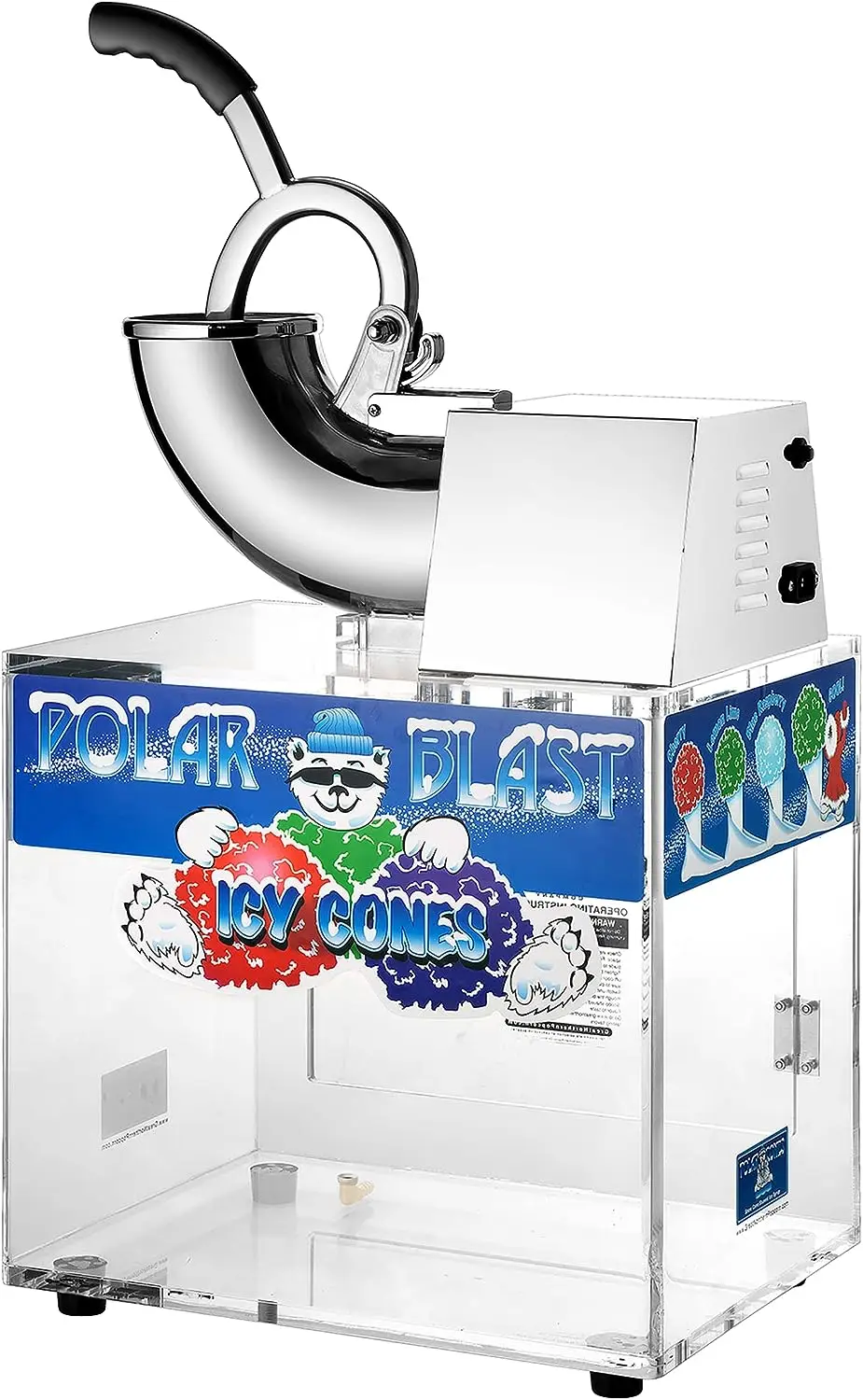 

Great Northern Blast Acrylic Snow Cone Machine Snowcone Slush Maker