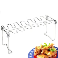chicken holder rack grill stand roasting for bbq non stick stainless steel barbeque accessories grills