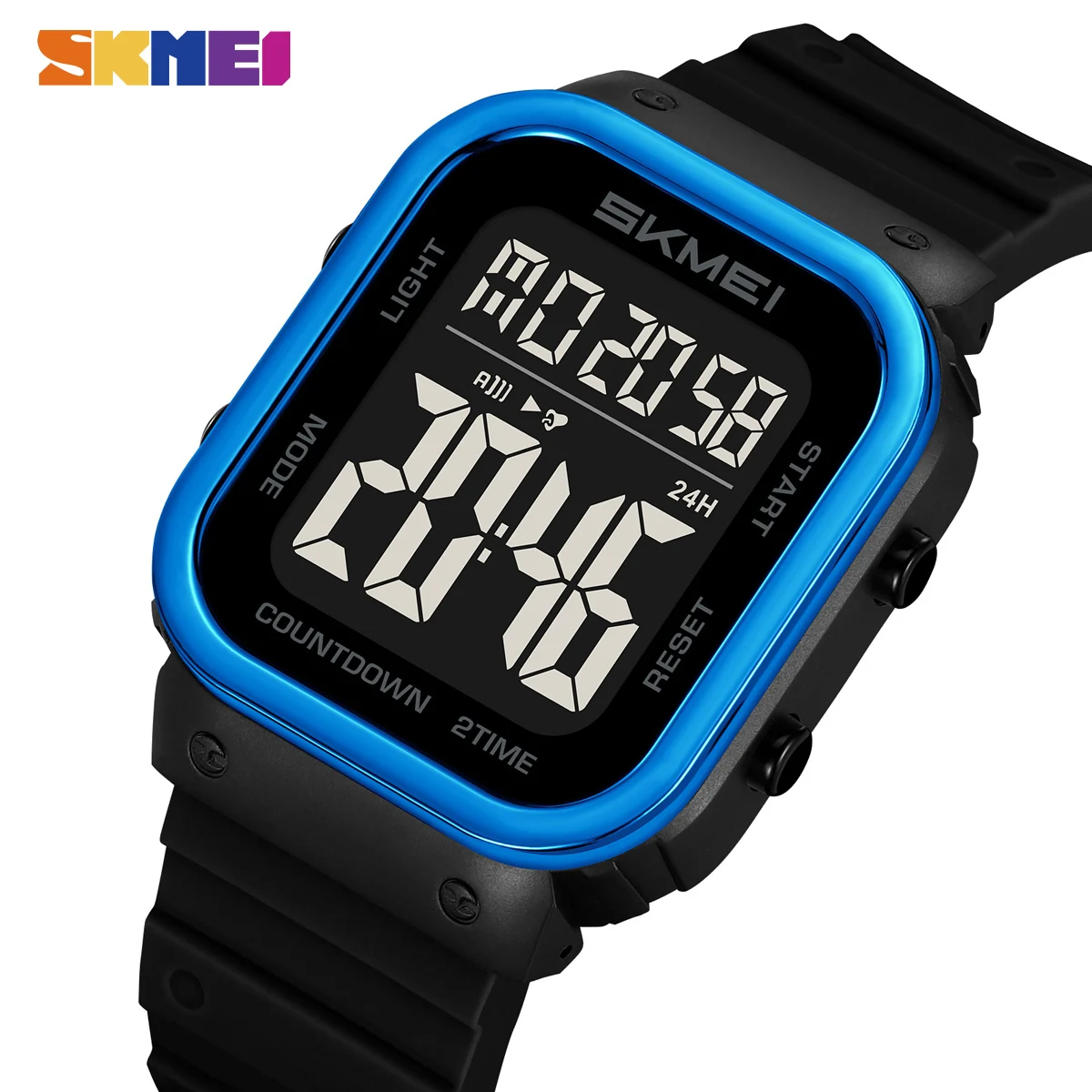 SKMEI военные часы с таймером обратного отсчета, водонепроницаемые ...
