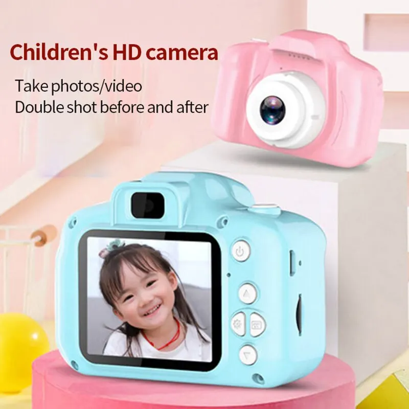 

X2 Children Mini Digital Camera Can Take Pictures Video Small Slr Toys HD Cartoon Photo-capable Children's Birthday Gift