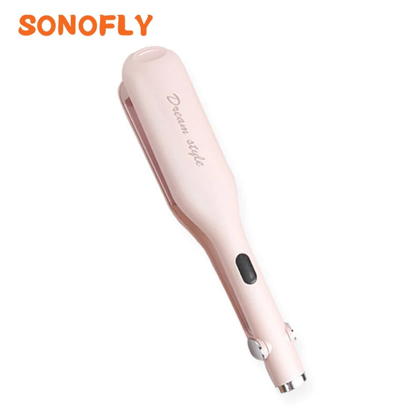 SONOFLY 25mm Hair Curler Ceramic Electic Curling Iron Waving Wand Roller Easy To Use Egg Roll Splint Fast Heating Homeuse XN-828