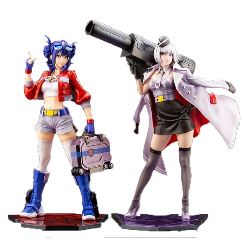 

Stock Original Genuine Kotobukiya BISHOUJO STATUE OPTIMUS PRIME Megatron TRANSFORMERS PVC Action Anime Figure Model Toys Doll