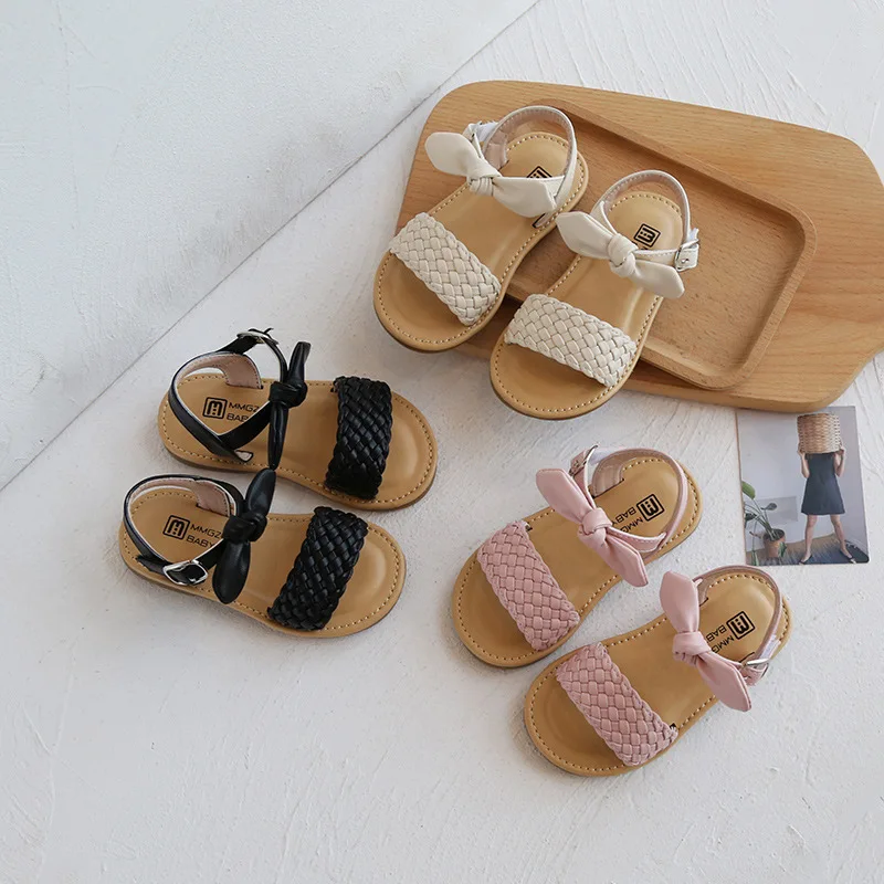 Girls Summer Sandals Cute Bow-Knot Girl Shoes Casual Baby sandalia infantil menina Soft Bottom Infant Kids Beach Child Sandals