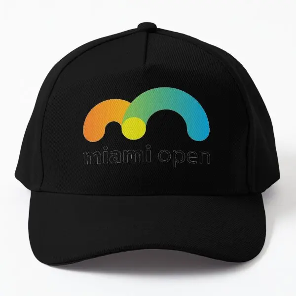 

Miami Open Logo Baseball Cap Hat Fish Summer Casquette Mens Bonnet Sport Women Hip Hop Printed Boys Czapka Casual Snapback