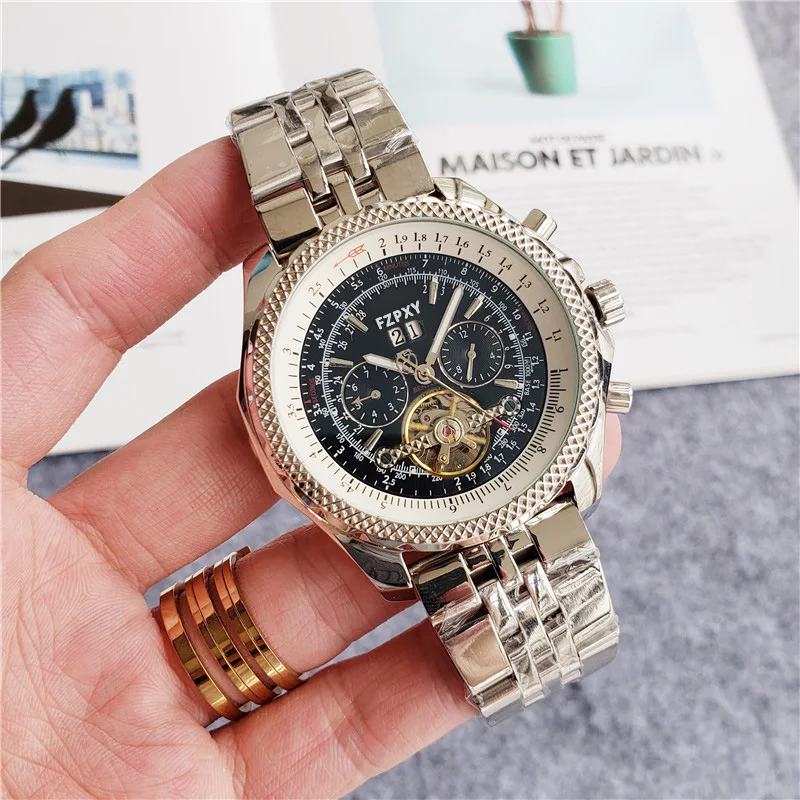 

Часы мужские автоматические с сапфировым стеклом, нержавеющая сталь, 904L