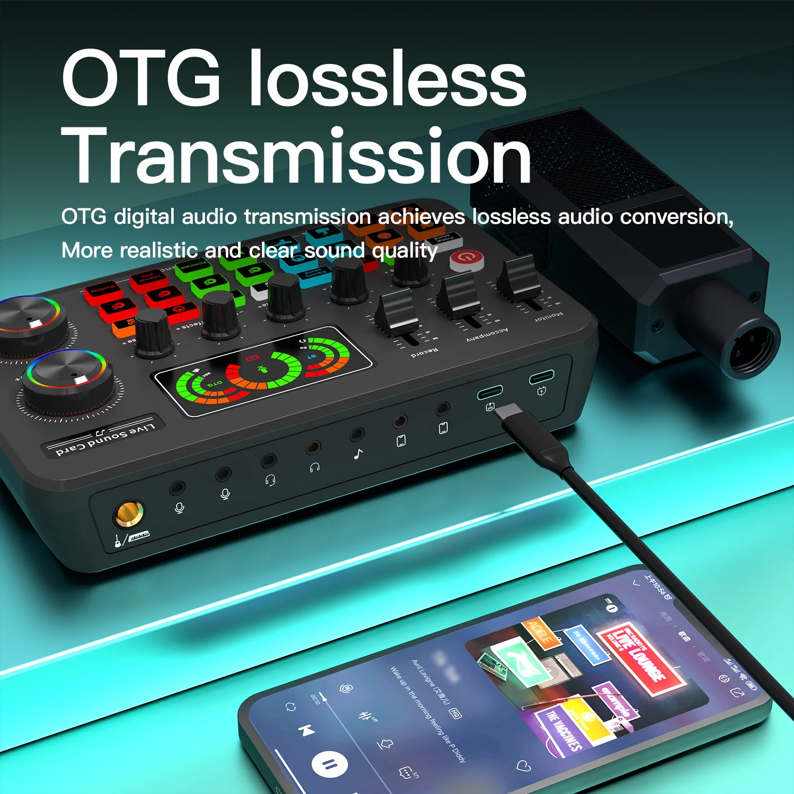 BB F996 Живая звуковая карта для ПК телефона прямая трансляция подкастинг студийная