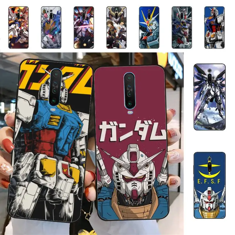 

Anime M-Mobile S-Suit G-GundamS Phone Case For Redmi 5 6 7 8 9 10 plus pro 6 7 8 9 A GO K20 K30 K40 pro plus F3 Fundas