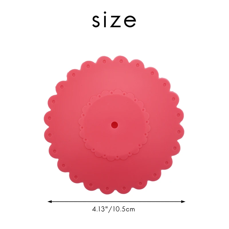 6 шт. силиконовая крышка для кружки кофе с защитой от пыли