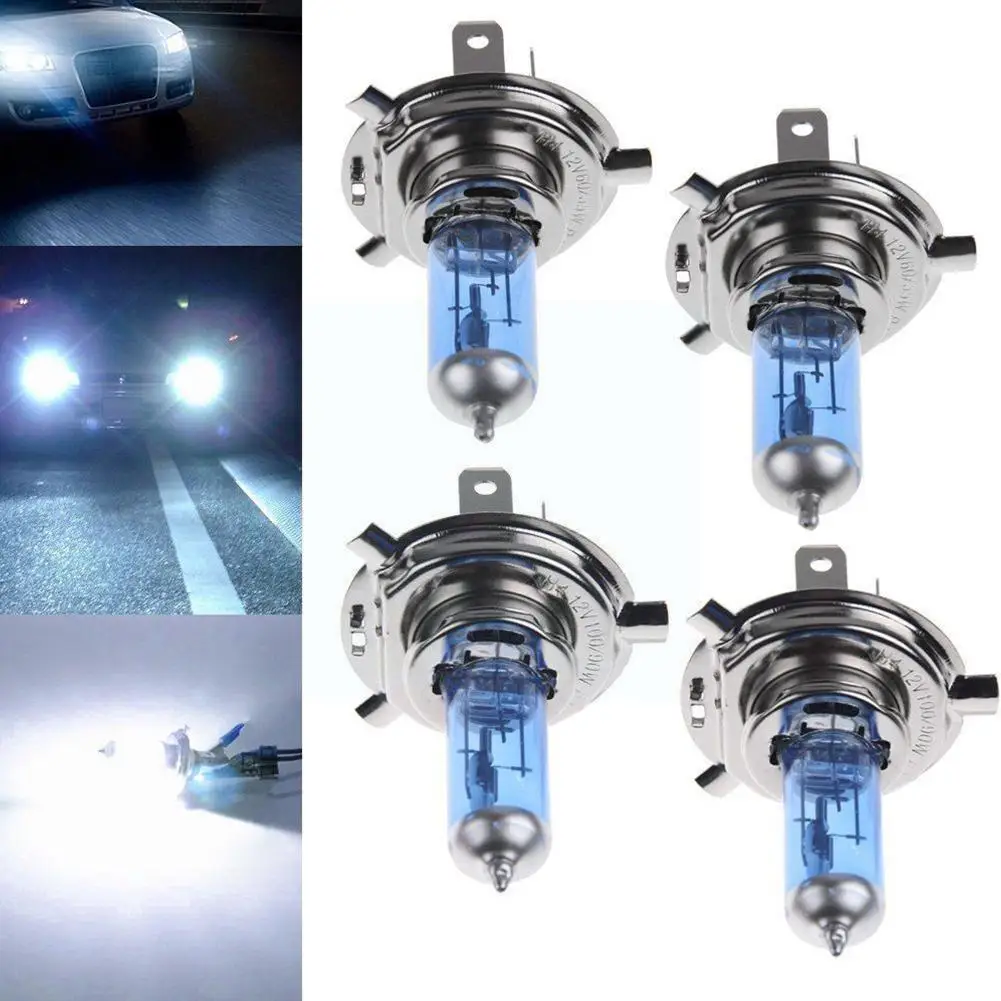

2x H4 100 W 6000k Xenon Headlights Gas Halogen Light Lamp Car Light Halogen Bulbs Bulb L3c2