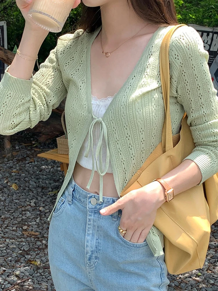 

Женская трикотажная кофта с длинным рукавом, 4 цвета