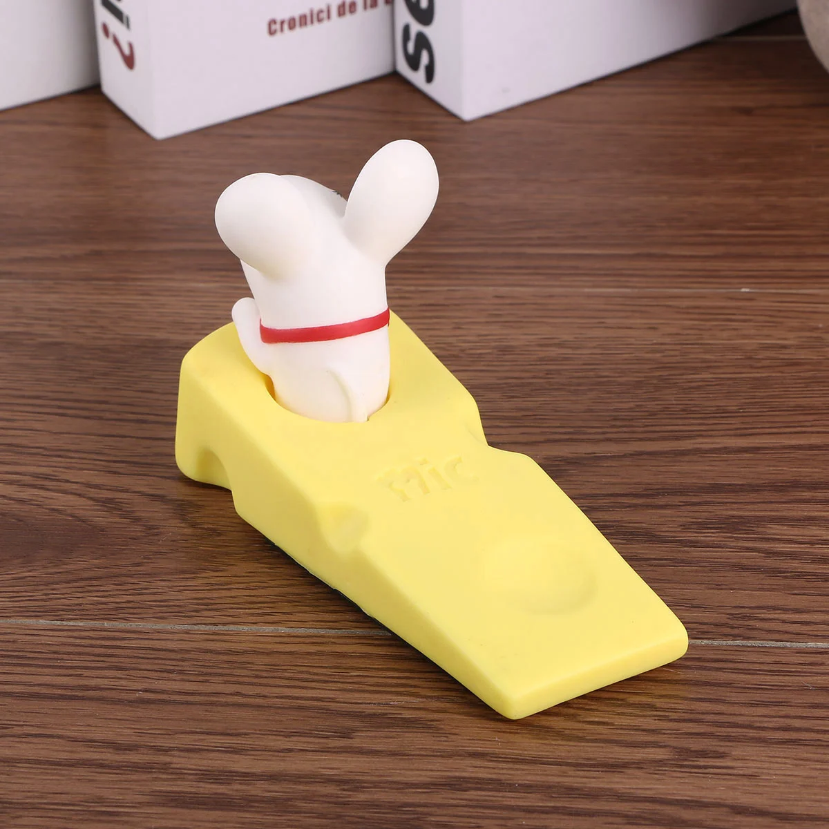 Креативная мультяшная черная форма мыши дверной стопор украшение для дома