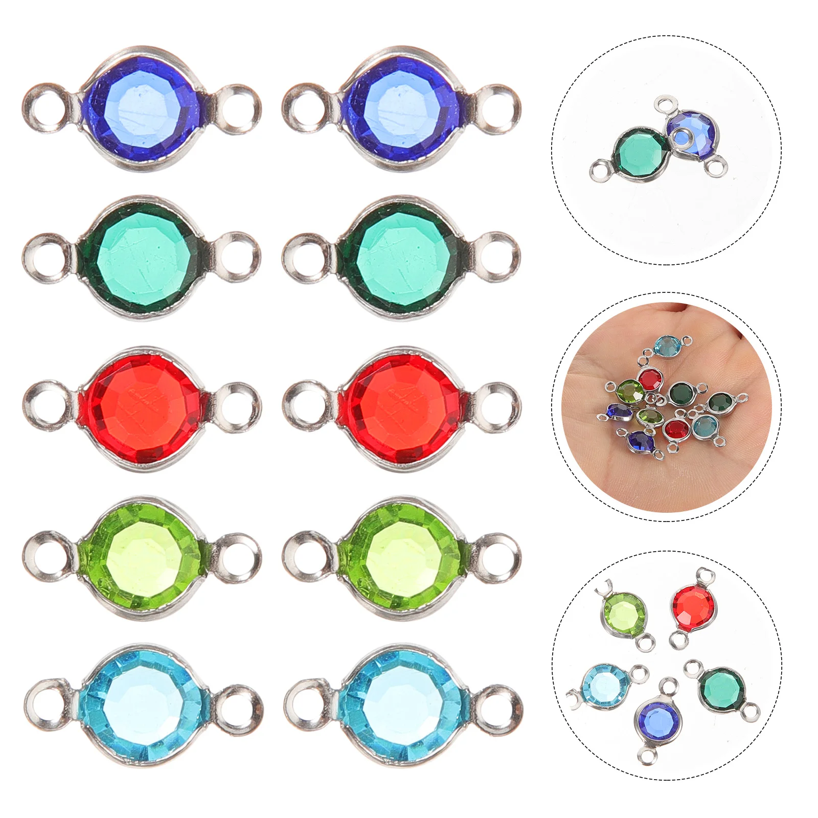 

10pcs Pendant Connectors Bracelet Links Charms Bracelet Jewelry Making Supplies