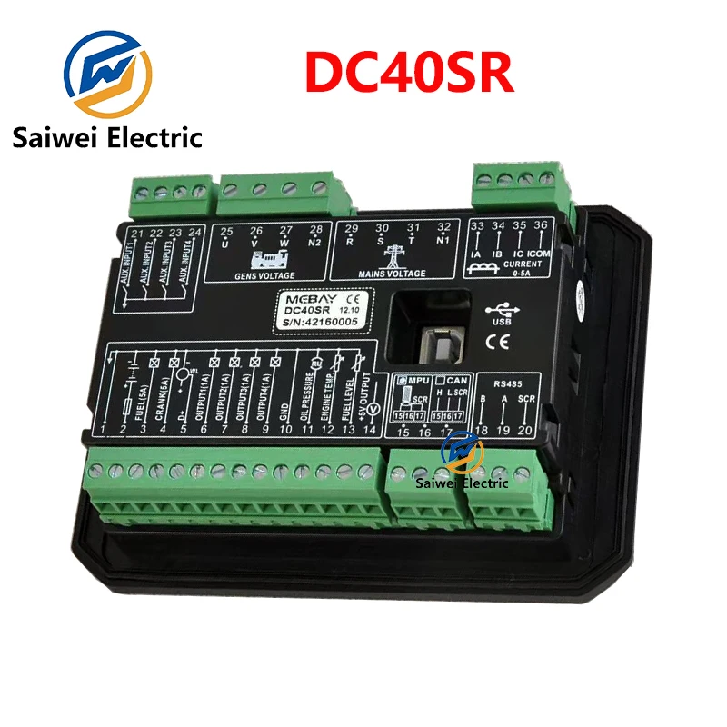 Контроллер Mebay DC40S DC40SR DC42S дизельный бензиновый генератор модуль управления