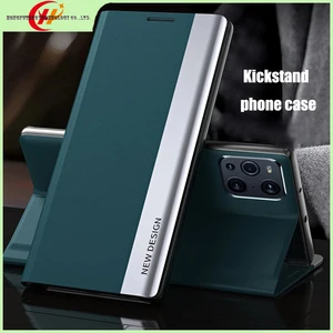 magnetic flip kickstand leather cover for oppo find x3 pro a74 a54 a93 5g reno 2z 2f a9 2020 case shockproof phone cases free global shipping