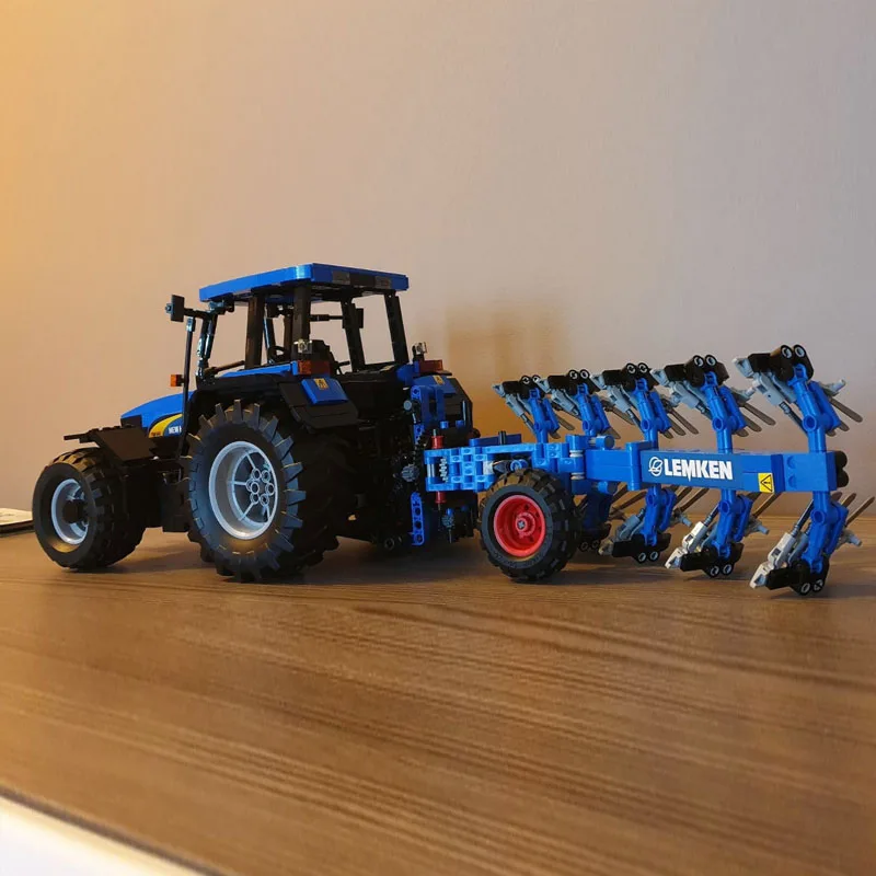 Новая модель фермы в масштабе 1:17 поттингер Топ 762C windrower трактор строительный блок