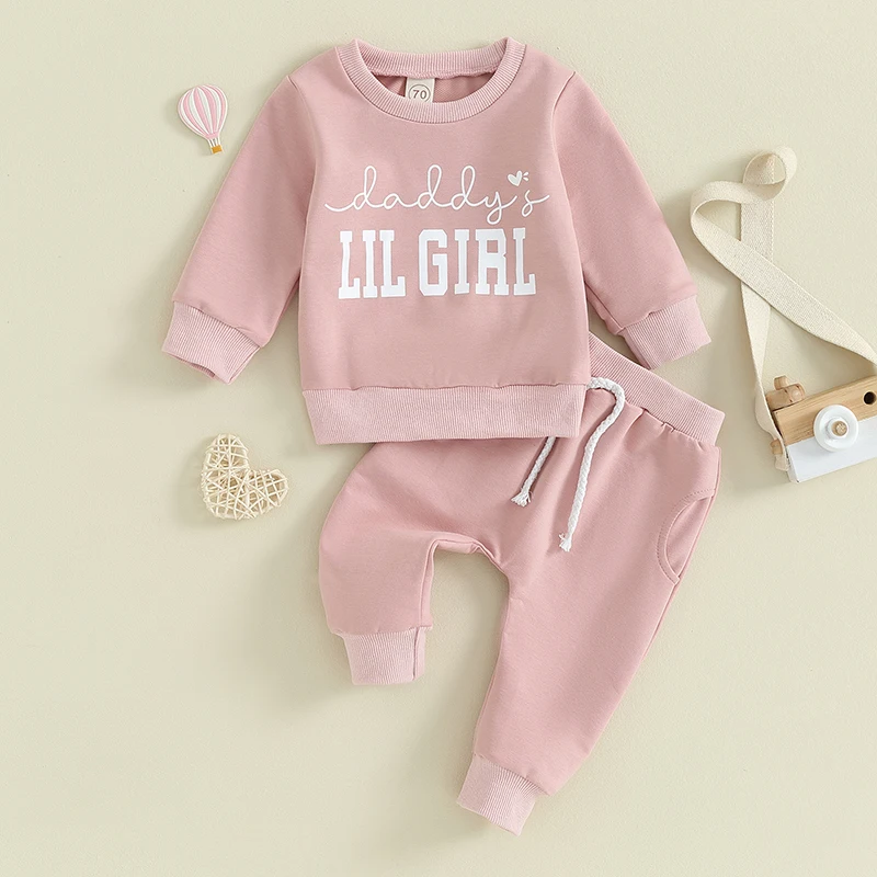 

2 шт., толстовка с длинным рукавом и эластичные штаны для девочек