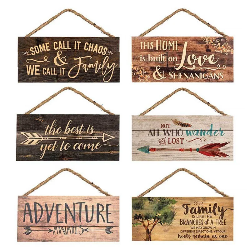 

Деревянные знаки для дома, деревянная настенная табличка, деревянное искусство, домашний декор для дружбы, деревянная подвеска для стены до...
