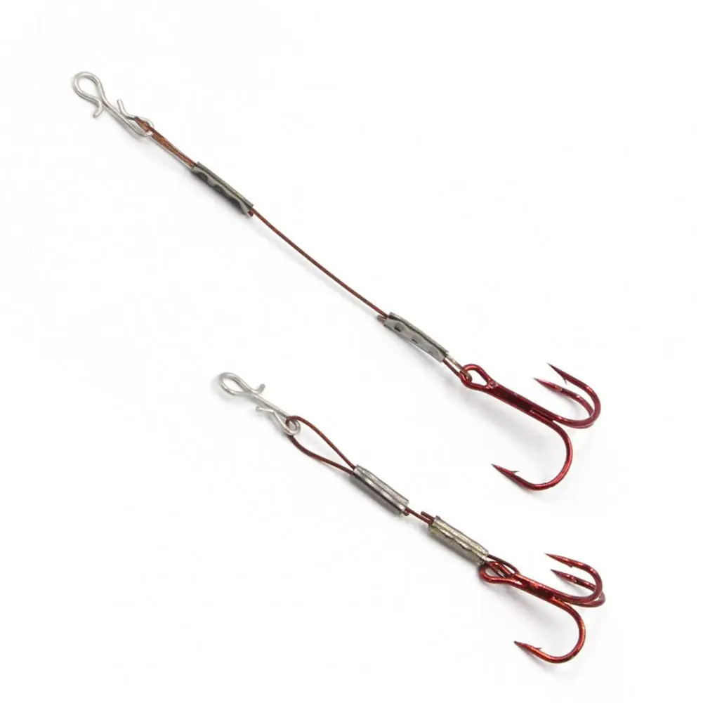 

Fishing Hooks 3Pcs Practical Quick Change Clip Non-Deformed Pike Stinger Fishing Hook Tools Angling Gadget