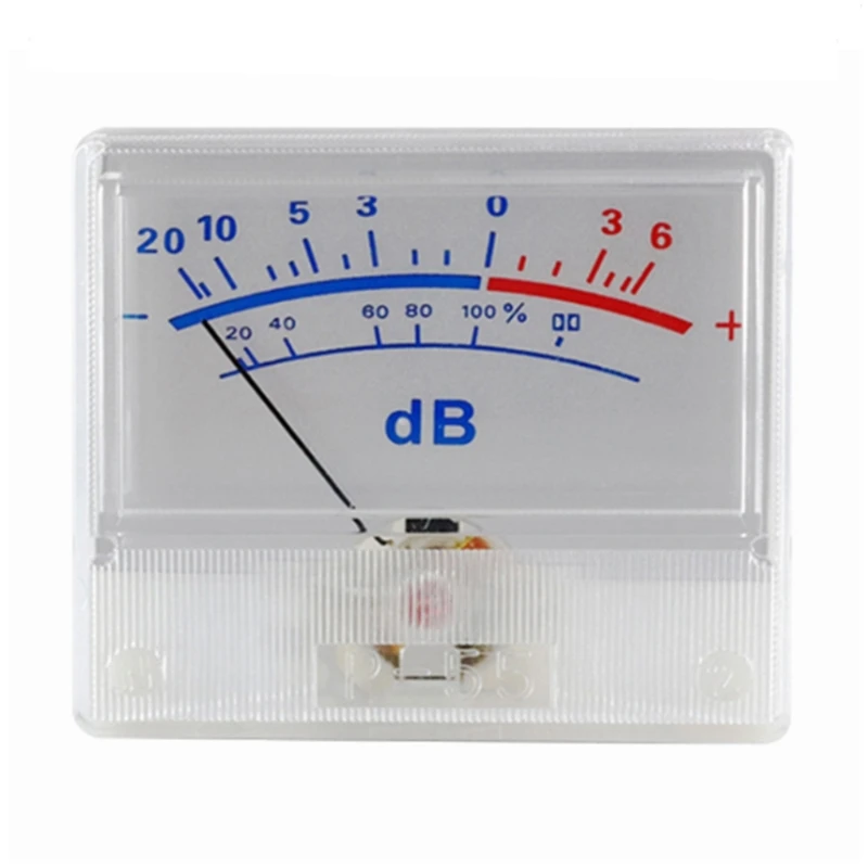 

Compact- VU Meter Yellow Backlit High Accuracy Power Amplifier Meter Audio Level Meter DB Level Header Durable for DIY