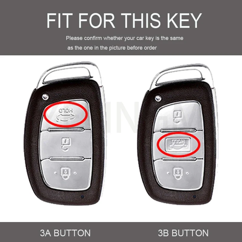Складной чехол из ТПУ для автомобильного ключа Hyundai Tucson Sonata Santa Fe Elantra Accent Solaris Verna