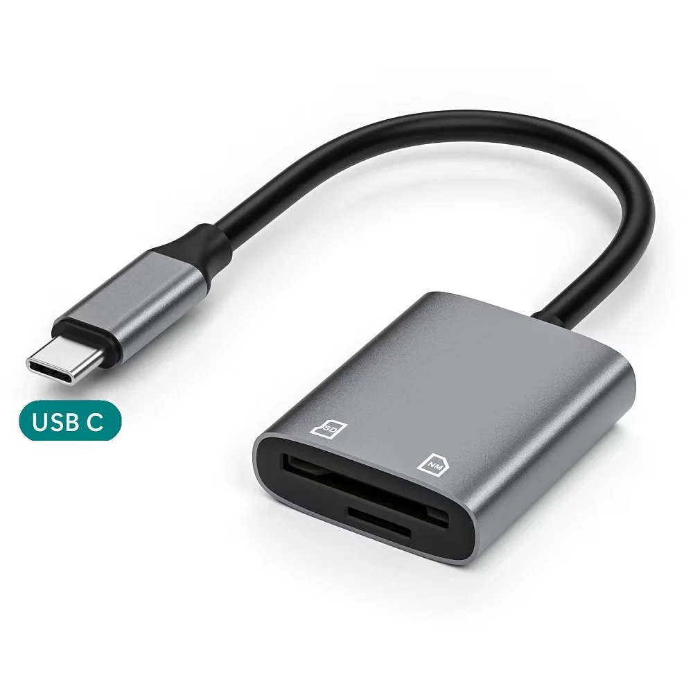 Устройство чтения карт памяти TypeC Nano Адаптер Huawei NM USB-C SD для передачи данных Nova Honor