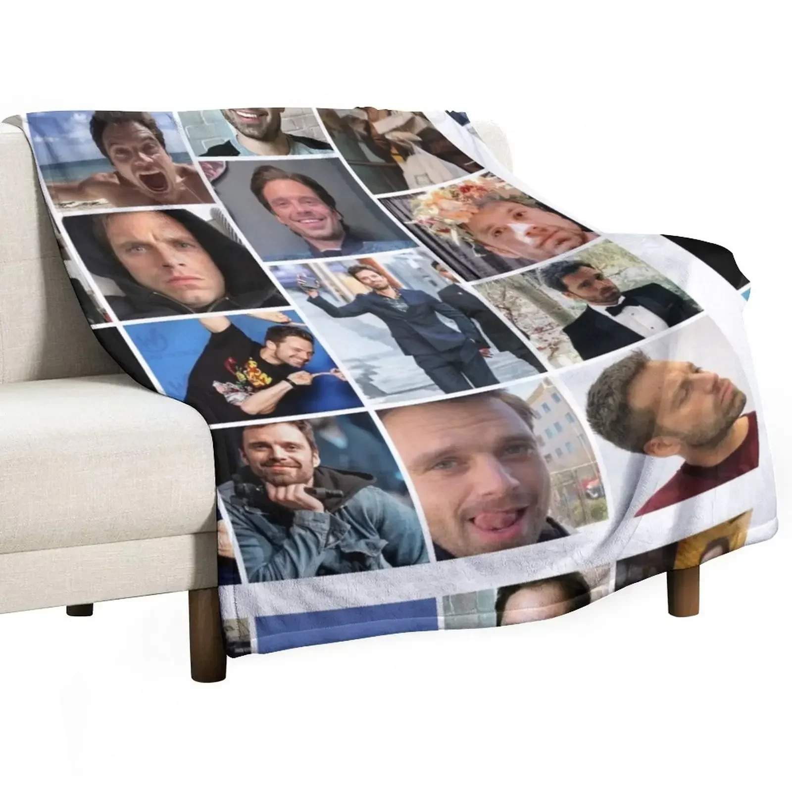 Себастьян Стэн килгинг все женщины плед одеяло модные диваны пушистое покрывала