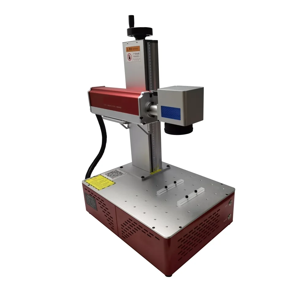 

50W Desktop Mini fiber laser Marking machine 30W laser engraver 20W nameplate engraving metal carving with galvo scanner align