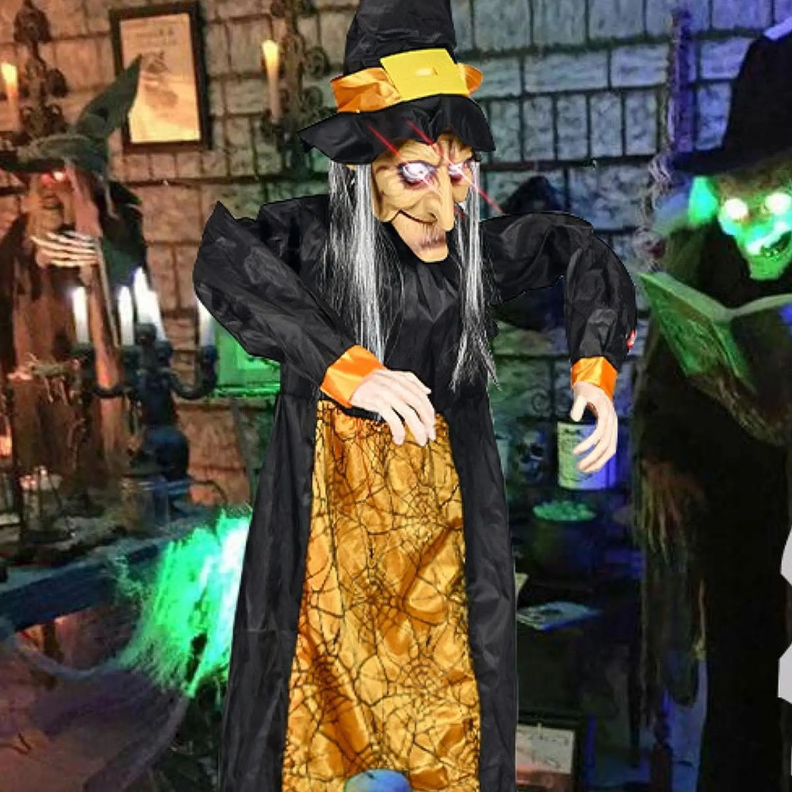 Хэллоуин висячая ведьма жуткий реквизит для деревьев вход ворота