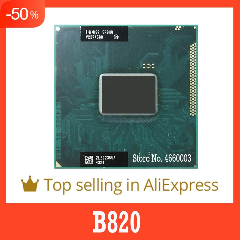 

40% скидка B820 SR0HQ 1,7 ГГц двухъядерный двухпотоковый ЦПУ процессор 2 Мб 35 Вт Разъем G2 / rPGA988B оригинальная официальная версия SHAOLIN