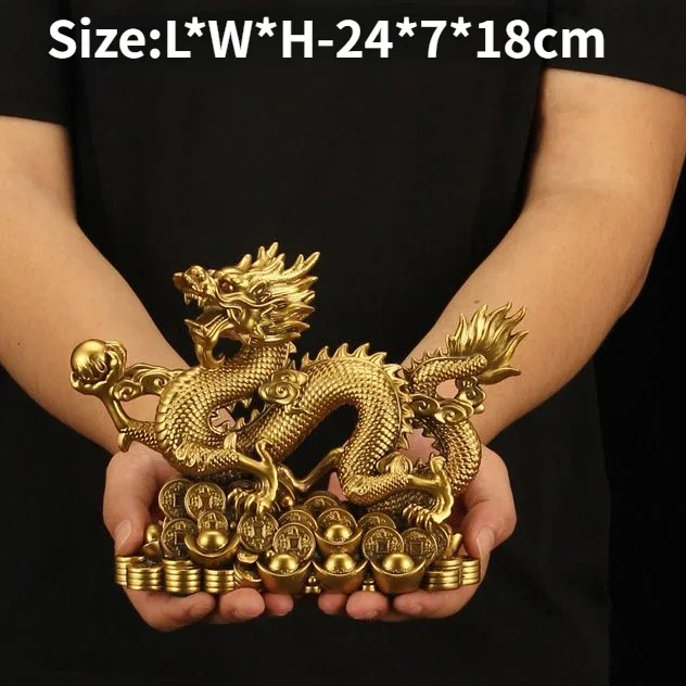 Медная статуэтка дракона