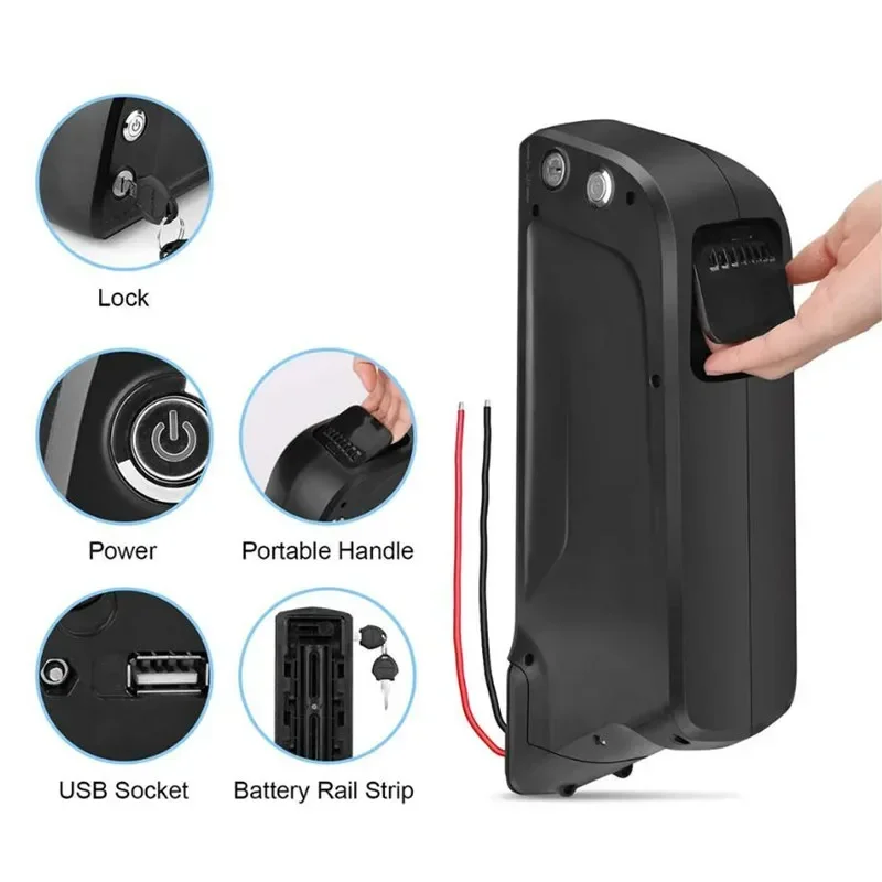 Аккумулятор Dolphin Ebike 48 В 14 Ач 36 15 17 5 20 Оригинальный аккумулятор 250 Вт 500 750 1000 52