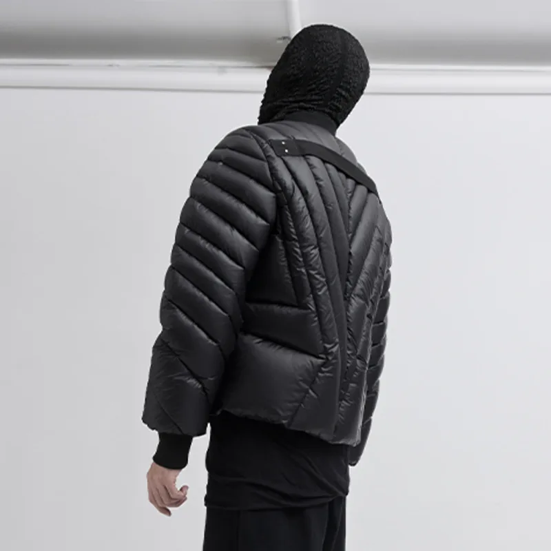 Мужская стеганая парка с капюшоном цвет в ассортименте