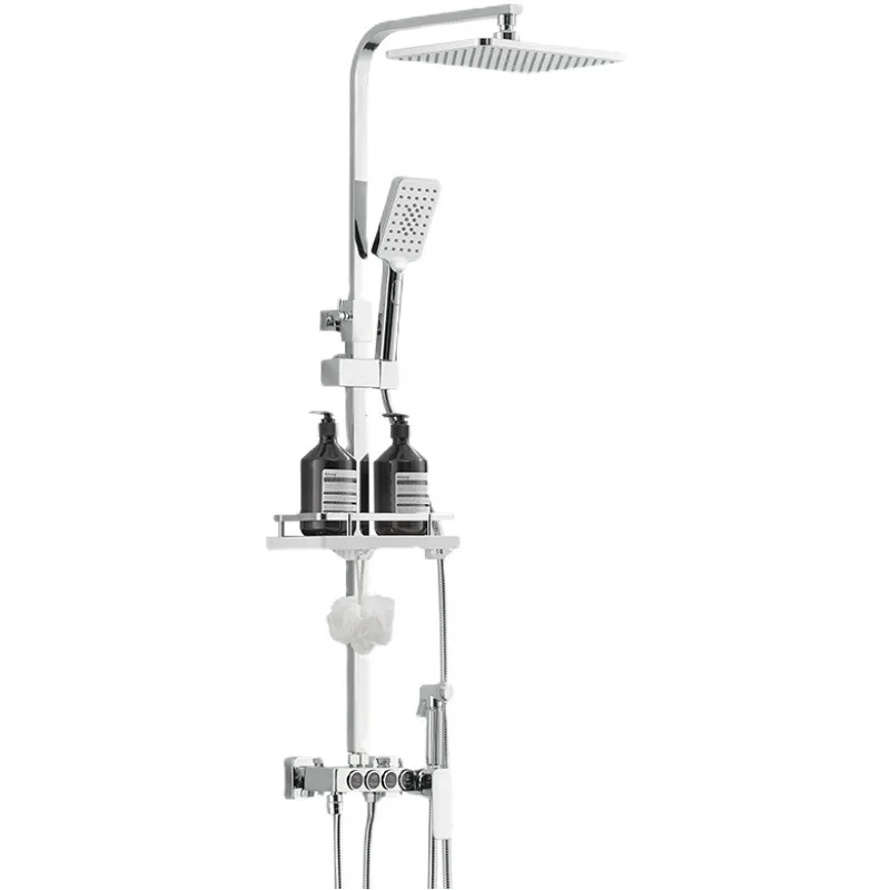 

Concealed Bathroom Shower Set Constant Temperature Faucet Pressurized Brass Cold And Hot Water